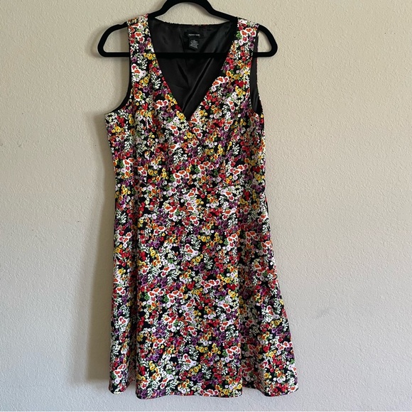 Spense woman’s midi dress 14 sleeveless summer floral fit flare runs smaller - Picture 4 of 10
